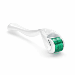Derma-Roller Microneedling Roller mit 540 Nadeln, Micronadeln Derma Roller 0,5 mm für Gesicht und Körper, effektiv gegen Falten, große Poren, Dehnungsstreifen, Haarverlust, Narben, Hyper-Pigmentierung Green Angebot bei HelloDeals