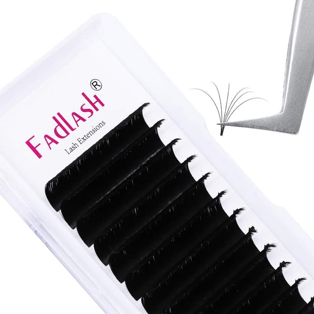 Selbstfächernde Wimpern Volumen Wimpern 0.05 Stärke C Curl 11mm Volumenverlängerung Wimpernverlängerung für Easy Fan Lashes Wimpernextensions Volumentechnik(0.05mm-C-11) 11 mm 0.05-C