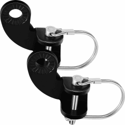 2-Pack: Abgewinkelte Burley Fahrrad-Anhnger Kupplung Adapter, deutsch 12,2 mm, kompatibel mit Original Burley Anhngern Angebot bei HelloDeals