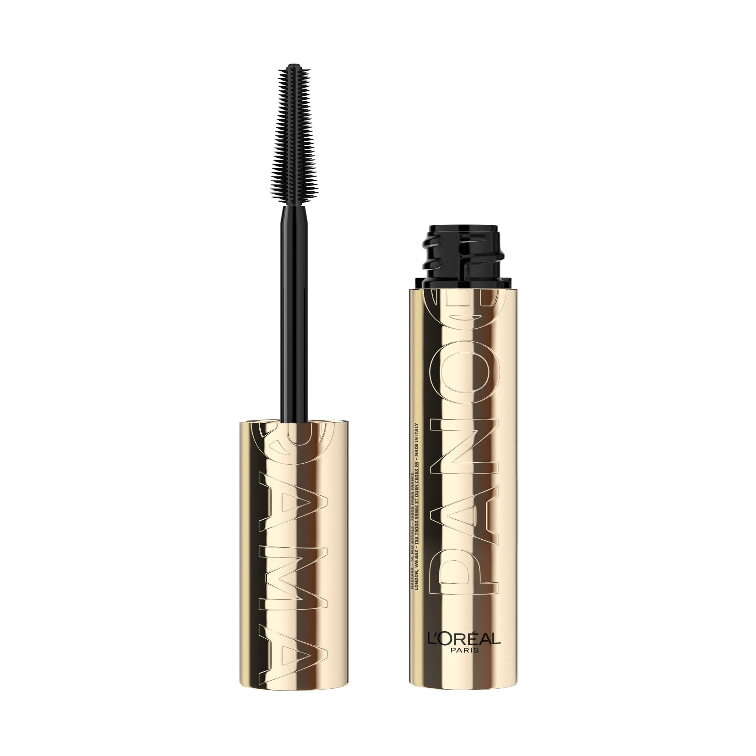 L'Oréal Paris Mascara, Wimperntusche für extra Definition und extra Volumen, Mit Panorama-Bürste und Panorama Effekt, Volume Million Lashes, Black (Schwarz), 1 x 10,5 ml Mascara 1er Pack
