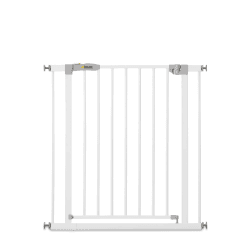 hauck Treppenschutzgitter / Türschutzgitter Open N Stop KD (Basisgitter ohne Verlängerung), für Breiten 75 - 80 cm, ohne Bohren, Einhändiges Öffnen, Beidseitig Schwenkbar, Metall (White) White 75 - 80 cm Basisgitter Angebot bei HelloDeals