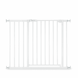 hauck Open N Stop 2, Weiß– Schutzgitter Treppe und Tür 96–101 cm – Kindersicheres Absperrgitter ohne Bohren – Manuelle 1 Hand Öffnung – nur für Innen Angebot bei HelloDeals
