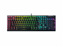 Razer BlackWidow V4 X (Green Switch) - Mechanische Gaming-Tastatur - Razer Snap Tap (Mechanische Green Switches, 6 Makro-Tasten, Doubleshot-ABS-Tastenkappen, RGB Chroma) QWERTZ DE-Layout | Schwarz BlackWidow V4 X QWERTZ DE-Layout Green Clicky Switch Angebot bei HelloDeals