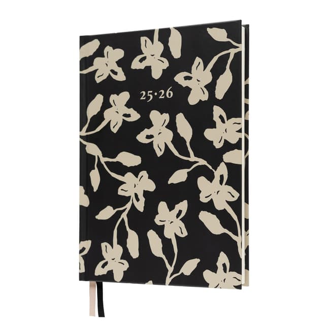 Kokonote Schülerkalender 25/26 Hausaufgabenheft 2025/2026 Planer Kalender 2026 Buchkalender A5 Midnight Dahlia - Studienplaner Schulplaner Terminplaner 2025 2026 A5 - Schulanfang Schulsachen Aesthetic