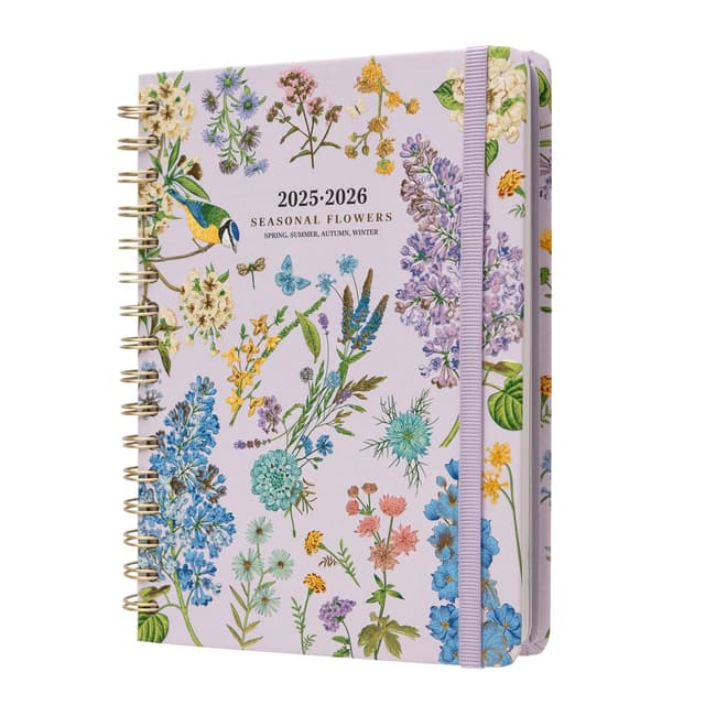 Kokonote Terminplaner 2025 2026 Kalender 2026 Buchkalender Flowers Planer Schülerkalender 25/26 Studienplaner 2025/2026 - Wochenplaner Schulplaner 2025 A5 - Geschenke Schulsachen Aesthetic