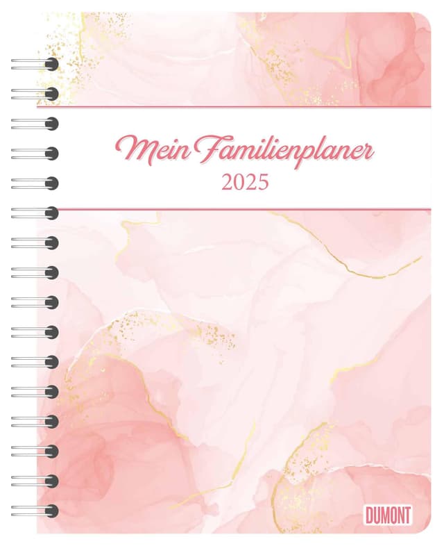 DUMONT - Colour 2025 Familienplaner-Buch, 17,5x23,1cm, Planer mit stabilem Schutzcover und 80 Notizkarten zum Heraustrennen, mit Haushaltstipps und vielen Sonderseiten: Diary