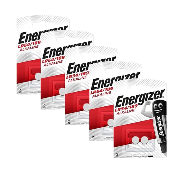 Hold. Energizer - LR54/189 Alkali-Knopfbatterie - 5 Blister mit 2 Stück (insgesamt 10 Batterien)