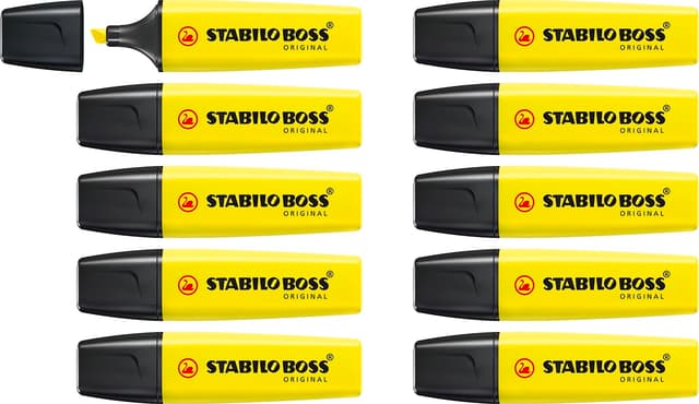 STABILO - Textmarker - BOSS ORIGINAL - 10er Pack - gelb