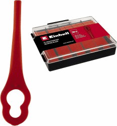 Original Einhell Ersatzmesser-Box (Rasentrimmer-Zubehör, passend für Akku-Rasentrimmer GE-CT 18 Li, GC-CT 18/24 Li und GC-CT 18/24 Li P, 50 Stück, inkl. Aufbewahrungsbox) Angebot bei HelloDeals