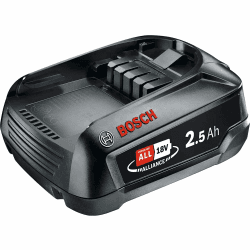 Bosch Ersatz-Akku PBA 18V 2.5Ah W-B (Hohe Kapazität für längere Laufzeit; Kompatibel mit Allen 18V Power for All-Geräten) 18V | 1x 2.5Ah Akku 2.5 Ah Angebot bei HelloDeals