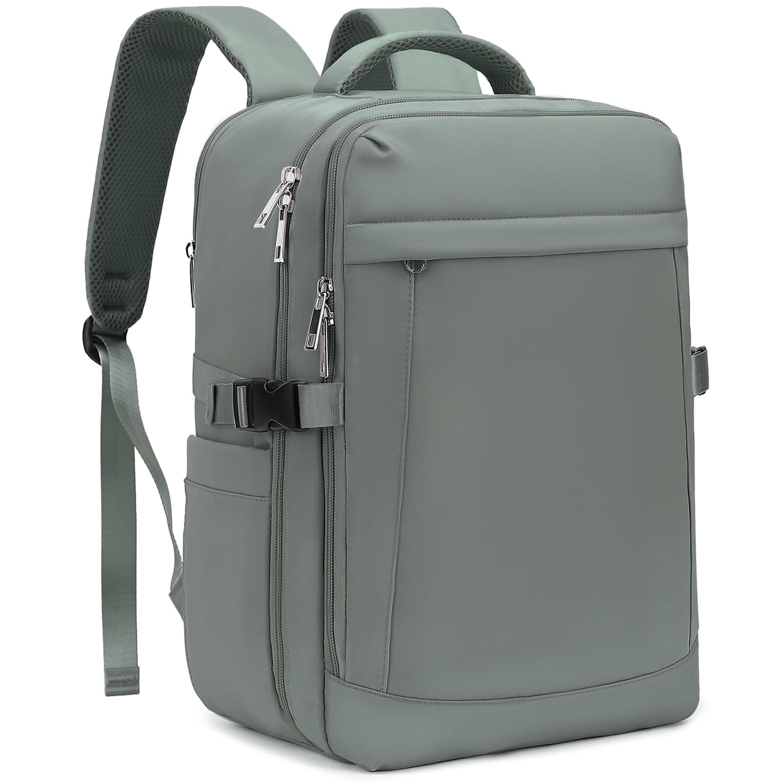 Yankony Handgepäck Rucksack 40x20x25 Für Ryanair Klein Reiserucksack 20L Travel Backpack Rucksack Handgepäck Flugzeug Für Herren Damen 40x20x25cm (20L) Grün