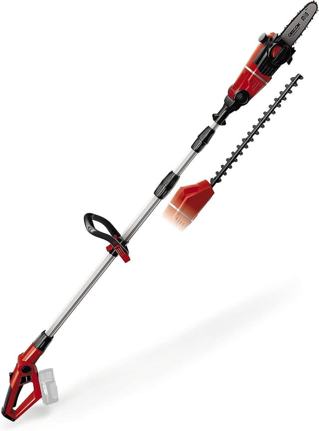 Einhell Akku Multifunktionswerkzeug GE-HC 18 Li T-Solo (2-in-1 Heckenschere und Motorsäge, Oregon Schwert, ohne Akku & Ladegerät) ohne Akku und Ladegerät Einzeln