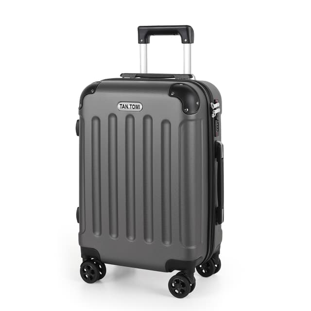 TANTOMI Handgepäck Koffer, Reisekoffer, Hartschalenkoffer Trolley Koffer Handgepäck mit Rollen, Koffer mit 3-Stelliges Codeschloss, Zahlenschloss Teleskopgriff, Suitcase für Reisen Geschäft