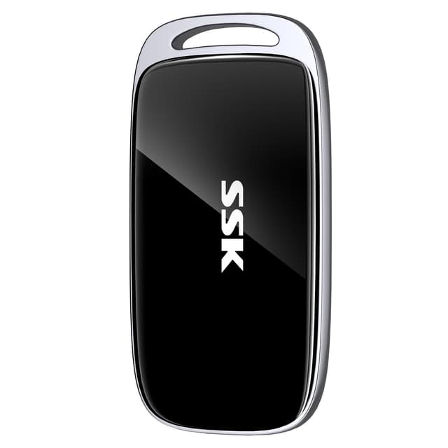 SSK Externe SSD 2TB, Portable SSD Festplatte Extern bis zu 2000MB/s, USB 3.2 Gen 2x2 External SSD für iPhone 15/16 PRO/Mac/Phone OTG/Laptop/PC und Spielkonsole, mit LED-Anzeige