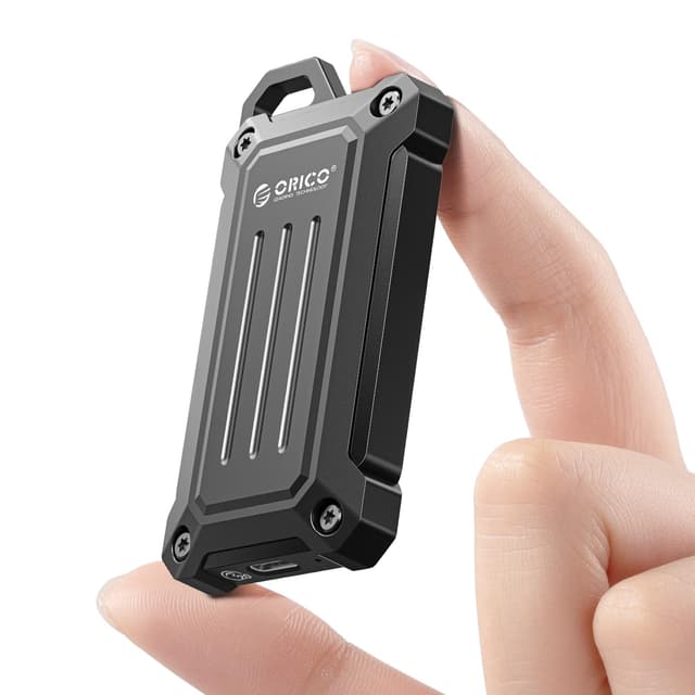 ORICO 512GB Portable SSD bis zu 2000MB/s USB 3.2 Gen 2x2 Externes Solid State Drive, Zinklegierungsdesign, Wasser- und Staubresistenz für Outdoor-Profis, Fotografie, PSSD - MINI20 MINI20 512GB