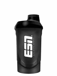 ESN Shaker, Black, 600 ml, auslaufsicher, Shaker mit Messskala zum einfachen Dosieren, frei von BPA & DEHP Schwarz 600 ml Angebot bei HelloDeals