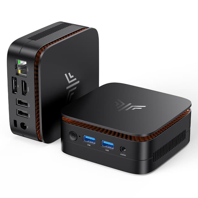 NiPoGi Essenx E1 Mini PC W-11 PRO Ιntel Twin Lake N150(Besser als N100) 8 GB RAM 256 GB M.2 SSD, Mini Computer Desktop PC 4K@60HZ UHD Dual Display HDMI 2.0+DP 1.4/Dual Bande WiFi/BT4.2/RJ45/VESA Ιntel Twin Lake Ν150/8GB 256GB
