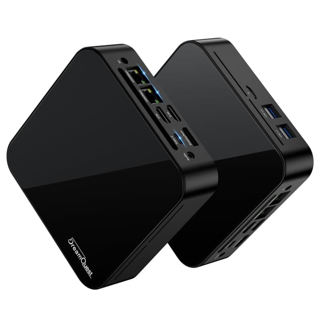 DreamQuest Mini PC mit Linux Vorgefertigte Intel N150-Prozessor mit 32GB DDR4 +1TB M.2 SSD Unterstützung 3 Screen 4K@60Hz Display,2X HDMI,DP,USB C 3.2 x1,Dual WiFi,BT 5,LAN Mini Computer Bussine Linux N150 32GB+1TB SSD