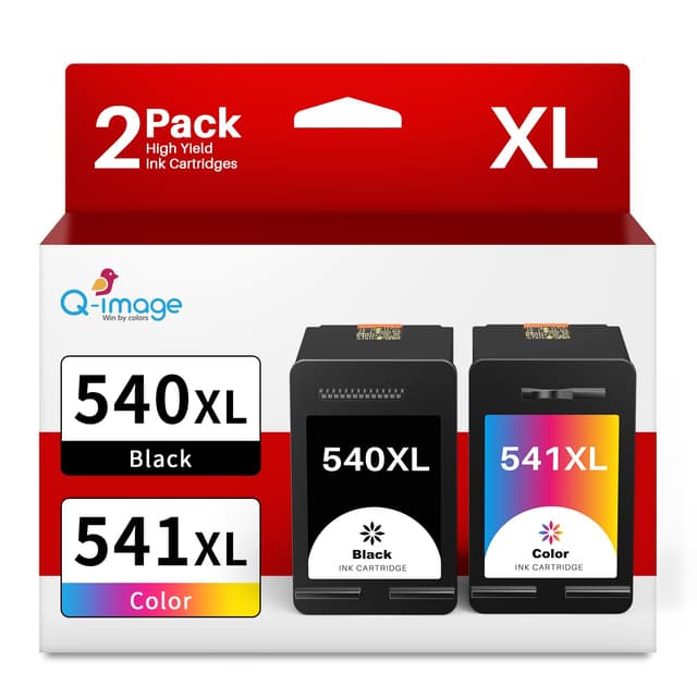 540XL 541XL Kompatibel für Canon Druckerpatronen PG-540XL CL-541XL Multipack für 540 541 Druckerpatronen für Canon Pixma TS5150 MG3600 MG3650S MG3650 MG4250 MX475 TS5100 MG3150 MG3500 MG4200 MX535 540XL-2P