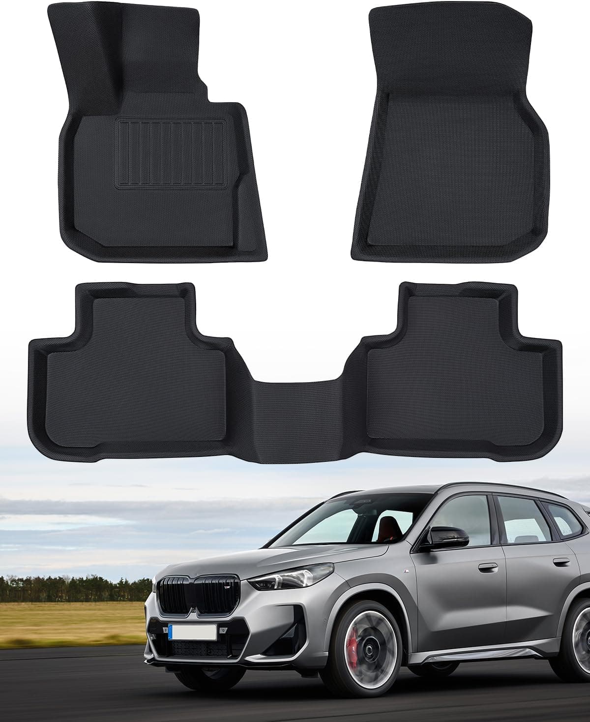 CreekT für BMW X3 Fußmatten, Allwetter-Fußmatten für BMW X3 G01 2018–2023, BMW X3 G01 xDrive30i, M40i, sDrive30i, M Competition, Zubehör für BMW X3 (Nur Fußmatten)