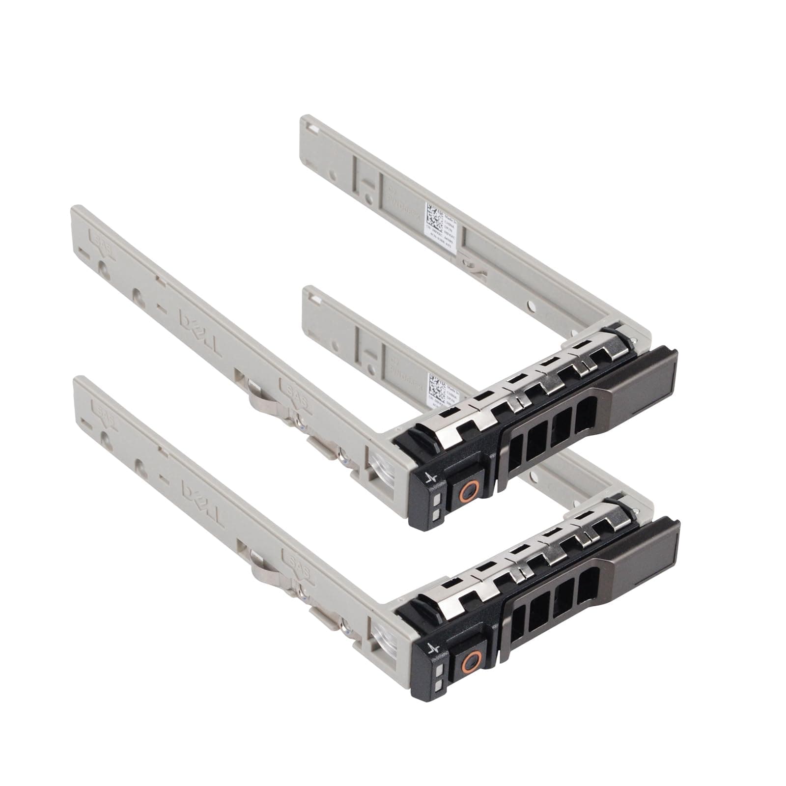 Heretom - 2 Stück 8FKXC/G176J 2,5-Zoll 13 Generation SAS SATA Festplatten Rahmen HDD Tray Caddy für Dell Poweredge R420 R720 R630 R730 R730XD T420 T630 R430 T430 T320 PowerVault md1420 md3420 Serie 2.5inch 2pack