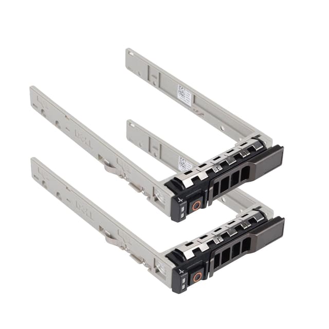 Heretom - 2 Stück 8FKXC/G176J 2,5-Zoll 13 Generation SAS SATA Festplatten Rahmen HDD Tray Caddy für Dell Poweredge R420 R720 R630 R730 R730XD T420 T630 R430 T430 T320 PowerVault md1420 md3420 Serie 2.5inch 2pack