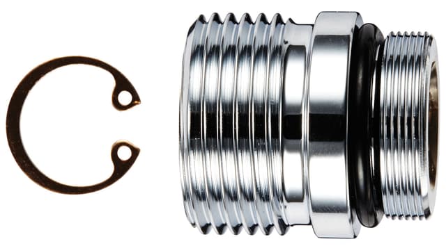 GROHE Brausenippel (Original Ersatzteil, Langlebig, Robust, Herstellergarantie: 5 Jahre), Chrom, 47363000