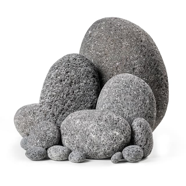 ARKA mySCAPE-Lava Pebbles - 10 kg /10-200 mm Mix - Lava-Pebbles für eindrucksvolle Aquascapes in Süßwasseraquarien, unterstützen die natürliche Filtration und bieten kreativen Gestaltungsspielraum. MIX 10 kg (MIX 1-20cm)