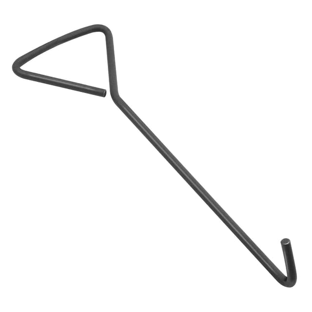 MaxAwe 1 Stk 40cm Kanaldeckelheber, Kanalhaken Schachthaken Gullihaken Schachtdeckelhaken Schachtdeckelheber Kanaldeckelheber Haken Für Kanaldeckel Kohlenstoffstahl 1Stk 40cm