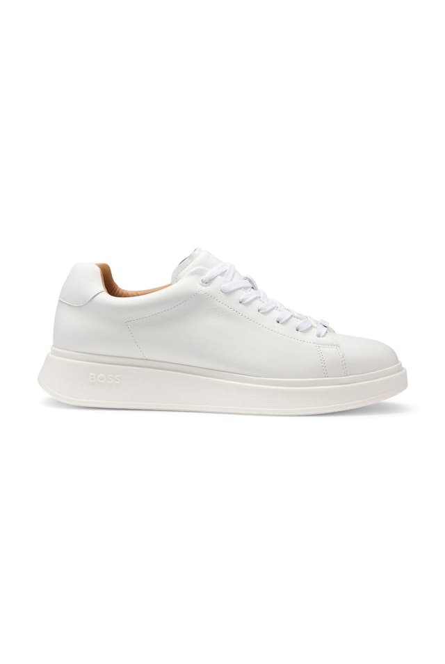 BOSS Herren Bulton Runn Sneakers aus Leder mit Gummisohlen Größe