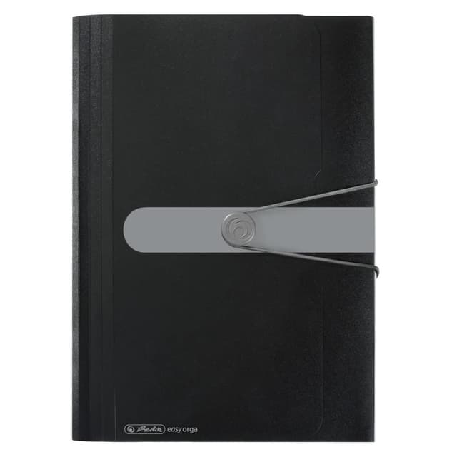 Herlitz 11208394 Fächermappe A4 PP 12 Fächer schwarz (Single)