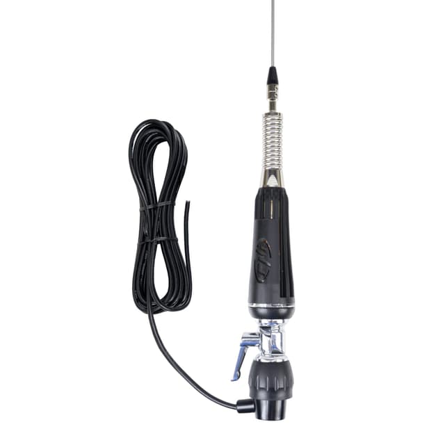 CB-Antenne PNI LED 1000 faltbar, 80 cm lang, mit Kabel und Fester Butterfly-Halterung, 26-30 MHz, 300 Watt, leuchtet bei Sendung
