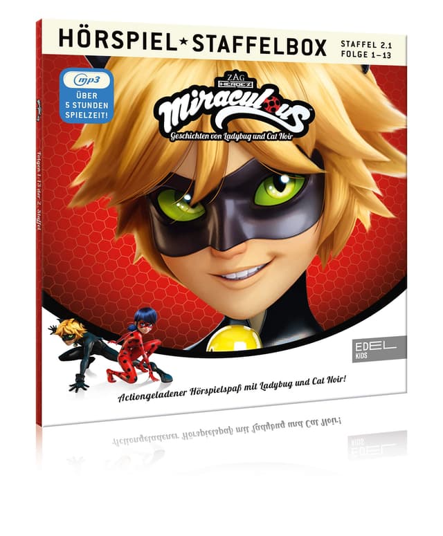 Miraculous - Geschichten von Ladybug & Cat Noir - mp3-Staffelbox 2.1 - Das Original-Hörspiel zur TV-Serie (Folgen 1 - 13)