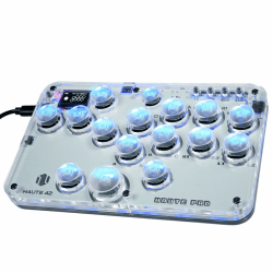 Sehawei Haute42 Arcade Fight Stick 16Keys All-Button Gamerfinger mit Custom RGB & Turbo Functions,Arcade Controller Street Fight für PC/Ps3/Ps4/Switch/Steam Game Keyboard (G16)