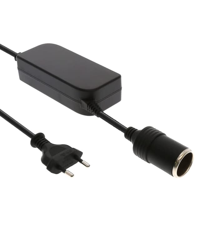 PAXO KFZ Netzadapter, 60W | 5A | 12V, Spannungswandler, Gleichrichter mit Zigarettenanzünder-Buchse 5 Ampere (60 Watt Leistung)
