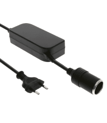 PAXO KFZ Netzadapter, 60W | 5A | 12V, Spannungswandler, Gleichrichter mit Zigarettenanzünder-Buchse 5 Ampere (60 Watt Leistung)