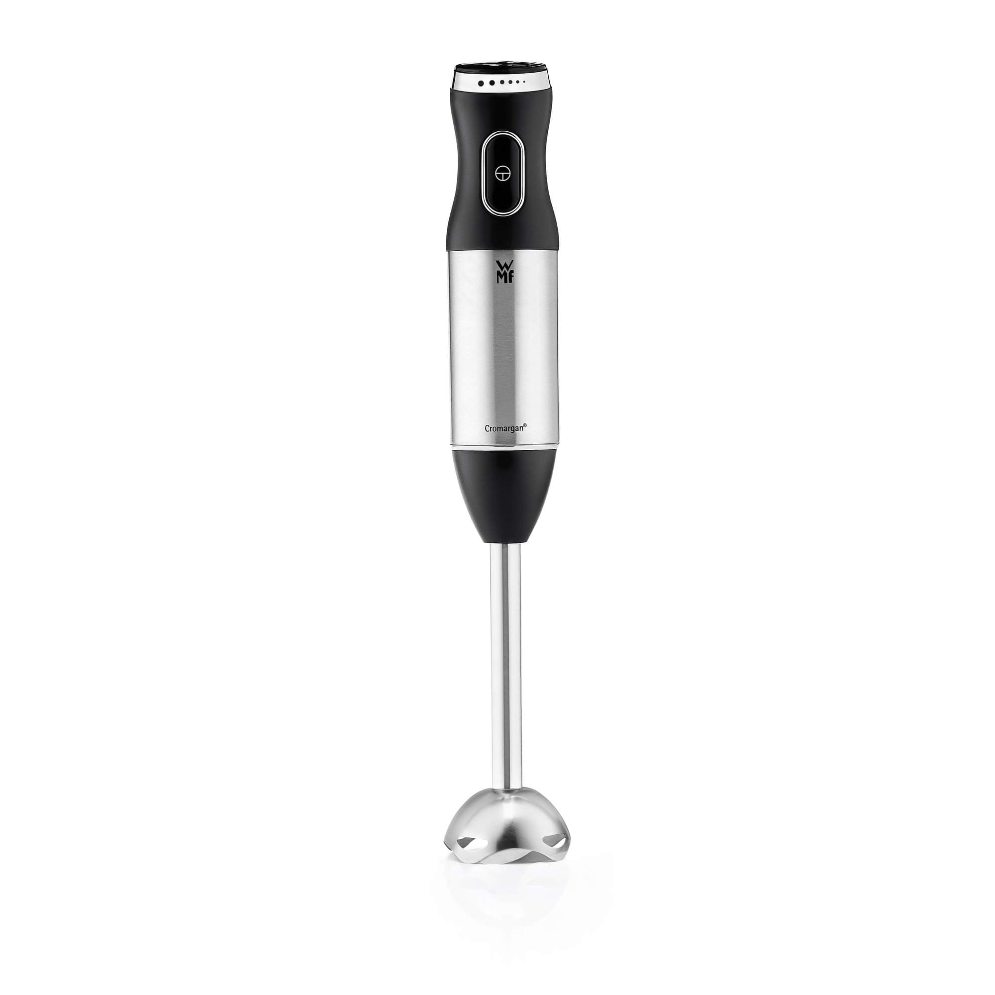 WMF Kult X Edition Stabmixer, Zauberstab 600 W, Pürierstab Edelstahl mit variabler Geschwindigkeitseinstellung, Purierstab Edelstahl matt Single - 600W