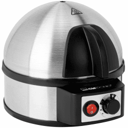 Clatronic® Elektrischer Eierkocher für bis zu 7 Eier | Eierkocher Edelstahl mit Härtegradeinstellung | beleuchteter Ein-/Aus-Schalter | 400 Watt | Edelstahl | EK 3321 Angebot bei HelloDeals
