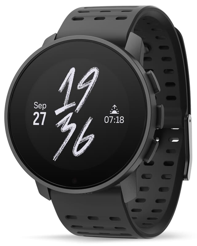 SUUNTO 9 Peak Pro Multisport Uhr - Robust Outdoor Smartwatch, Saphirglas Bildschirm & 100m Wasserdicht, Leicht & Dünn, Präzise GPS, Lange Akkulaufzeit, Pulsmessung am Handgelenk 9 Peak Pro All Black