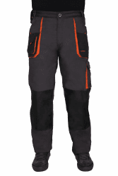 ART.MAS Arbeitshose Multifunktion Bundhose Cargo Handwerker 270g/m2, Classic 50 Graphit/Orange Angebot bei HelloDeals
