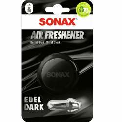 SONAX AirFreshener Edeldark (1 Stück) Lufterfrischer mit frischem Duft und langanhaltendem Dufterlebnis für den Fahrzeuginnenraum | Art-Nr. 03610410 Angebot bei HelloDeals