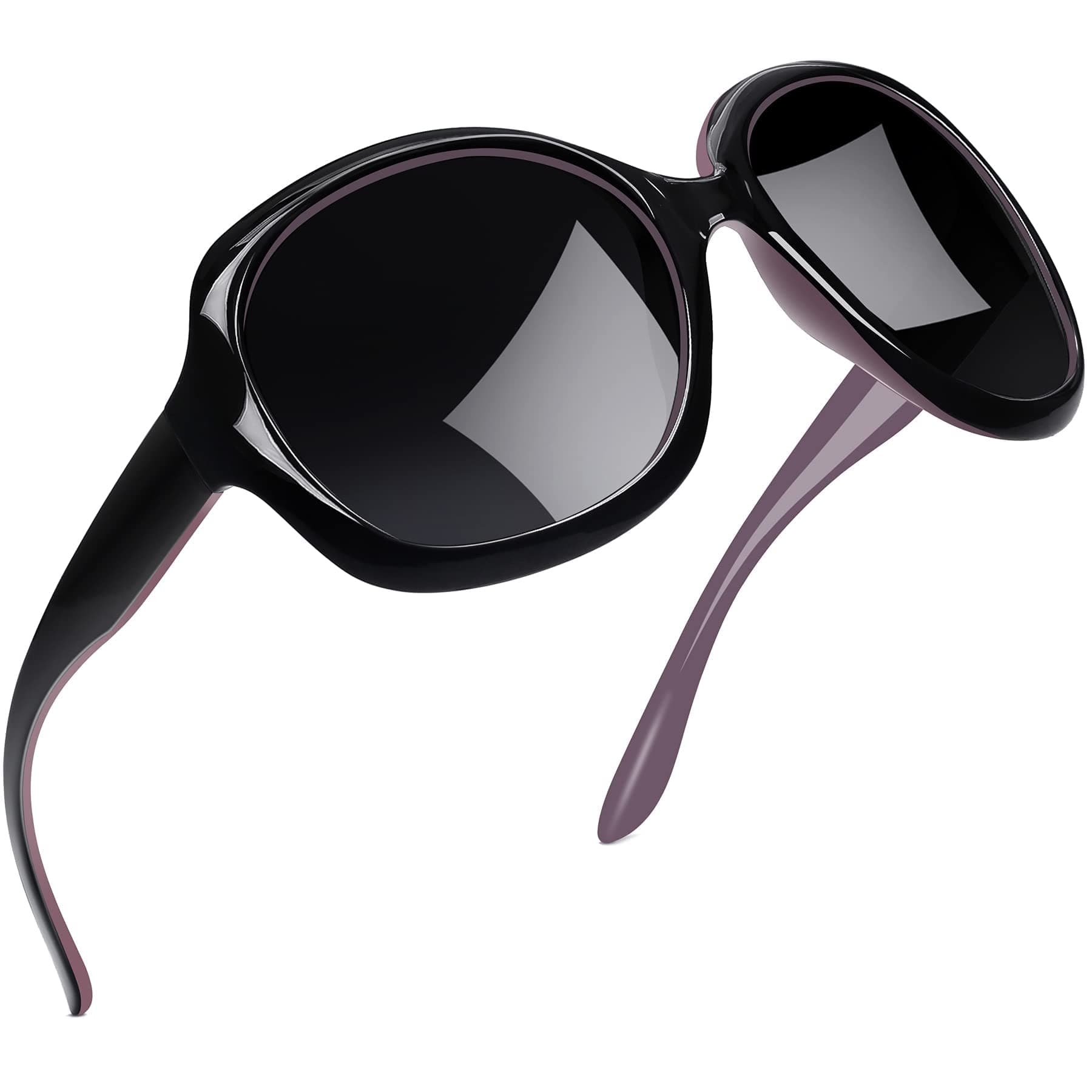 Joopin Übergroße Sonnenbrille Damen Moderne Polarisiert und Mode Stil Sonnenbrille Groß Oversized UV400 Schutz