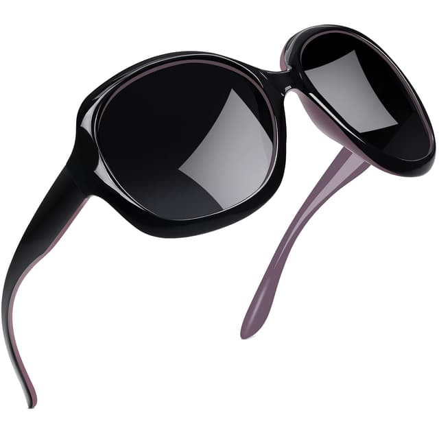 Joopin Übergroße Sonnenbrille Damen Moderne Polarisiert und Mode Stil Sonnenbrille Groß Oversized UV400 Schutz
