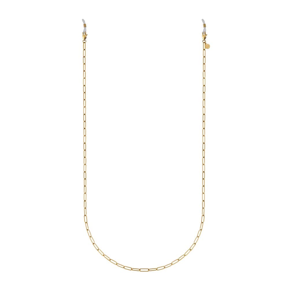 GD GOOD.designs Brillenkette Damen (75cm) 100% Wasserfest - Kette für Brillen in Gold, Silber oder Rosegold I Edelstahl Brillenband für Sonnenbrillen