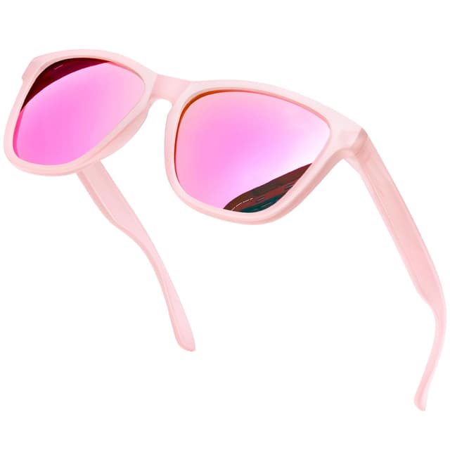 KANASTAL Polarisierte Sonnenbrille Herren Damen Klassische Rechteck Sonnenbrille UV400 Schutz Retro Unisex Brille für Reise Wandern und Alltag