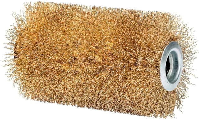 GLORIA Steinbürste PRO | Drahtbürste für Pflastersteine & Steinplatten | Zubehör für MultiBrush Reinigungsbürste | Moosentferner | Terrassenreiniger | Robuste Bürste zur Fugen- & Flächenreinigung Flächen-Stahlbürste 165mm