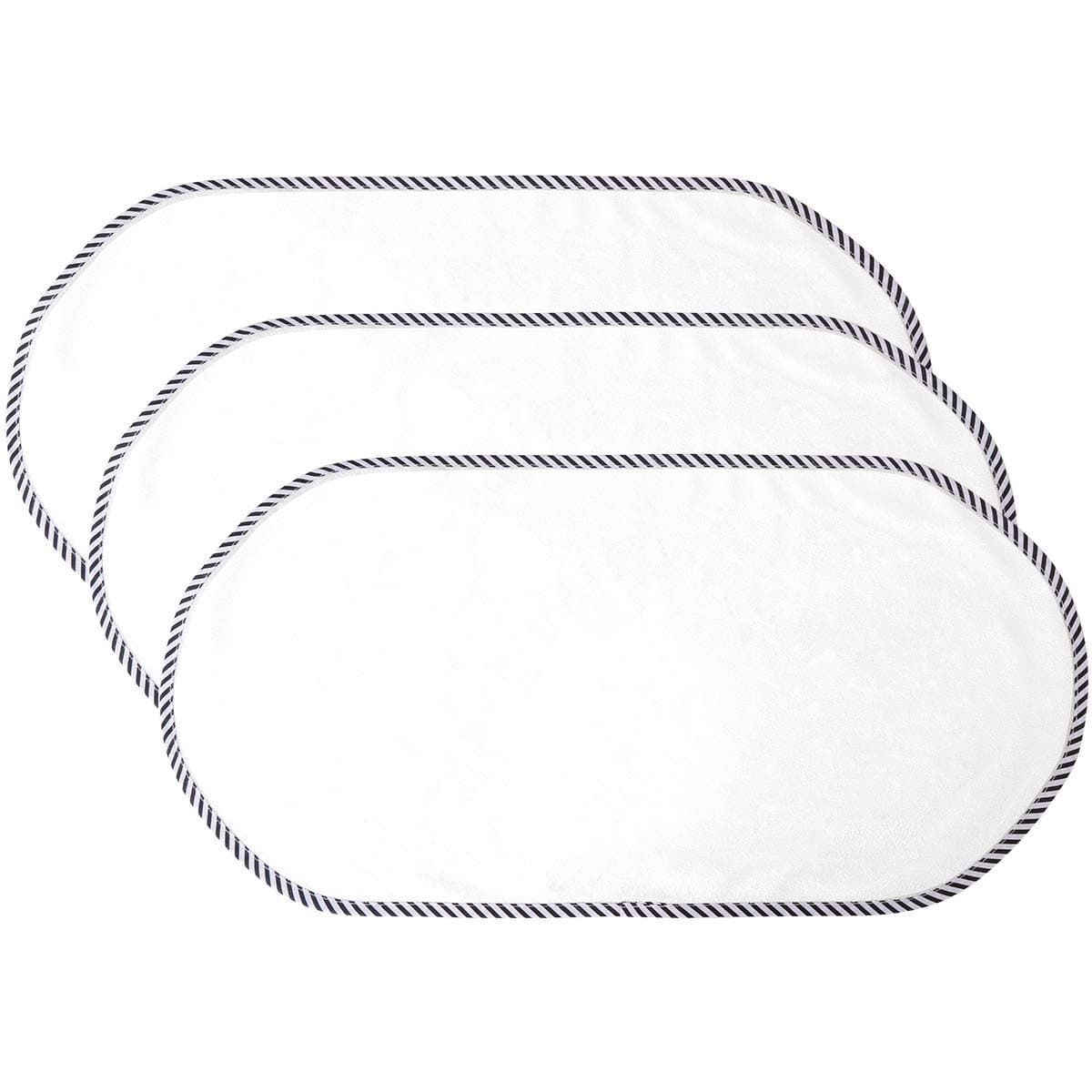 Nicoone 3 Pack wasserdichte Wickeltücher für Babys, wasserdichte Ändern Pad Liner Waschbar Wiederverwendbare Ändern Tisch Abdeckung Liner 59 x 30 cm, Bambus Faser Frottee TPU