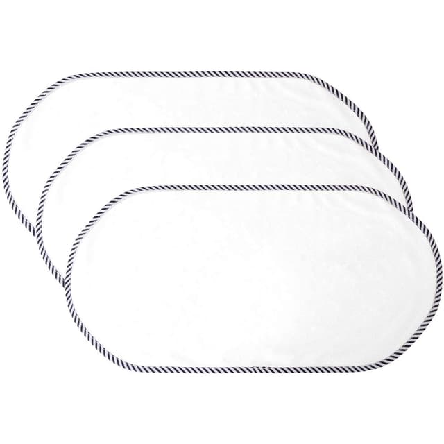 Nicoone 3 Pack wasserdichte Wickeltücher für Babys, wasserdichte Ändern Pad Liner Waschbar Wiederverwendbare Ändern Tisch Abdeckung Liner 59 x 30 cm, Bambus Faser Frottee TPU