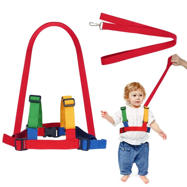 AOMIG Baby SicherheitsGurte, Pferdeleine Kinder,Toddler Walking Harness, kinderleine,Baby Safety Reins für Anti-Lost, Sicherheitsleine für Kinder (Gelbgrün)