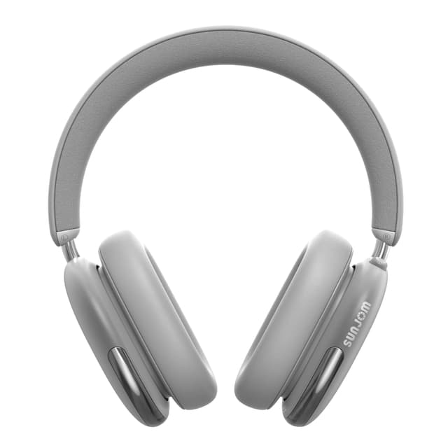 Freepods 120H Spielzeit Bluetooth ANC/ENC Over-Ear-Kopfhörer Aktive Geräuschunterdrückung drahtlos, Kopfhörer mit integriertem Mikrofon TC Aufladen für Anrufe Reisen Sport Fitnessstudio (Silber) Silver